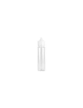 Butelka PET 60ml biała z białym korkiem